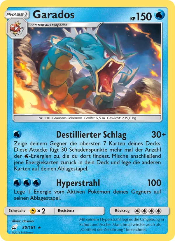 Garados, Teams Sind Trumpf 30