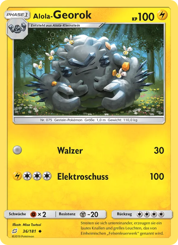 Alola-Georok, Teams Sind Trumpf 36