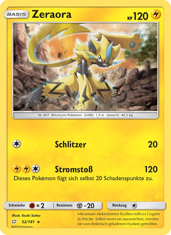 Zeraora, Teams Sind Trumpf 52