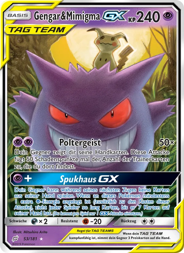 Gengar & Mimigma GX, Teams Sind Trumpf 53