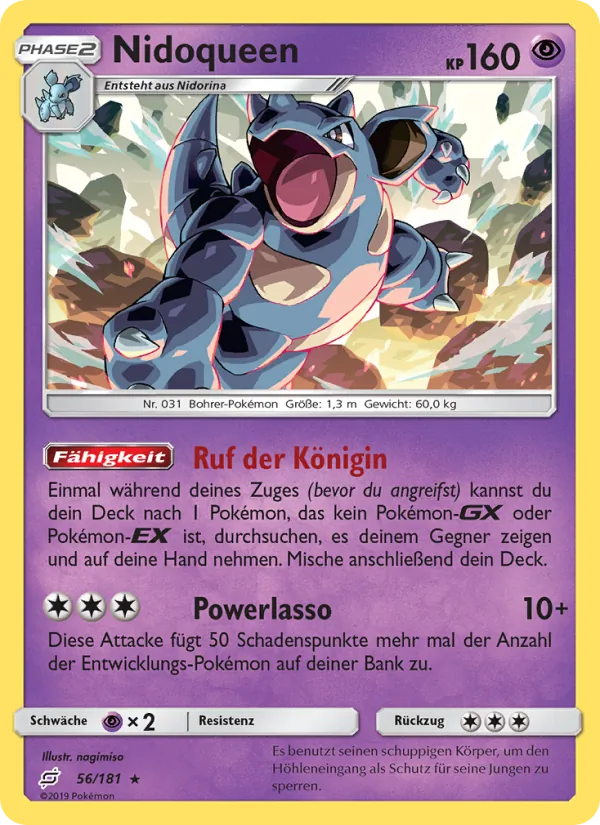 Nidoqueen, Teams Sind Trumpf 56