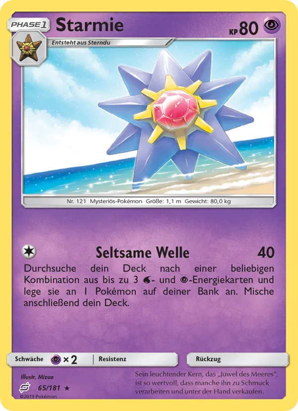 Starmie, Teams Sind Trumpf 65