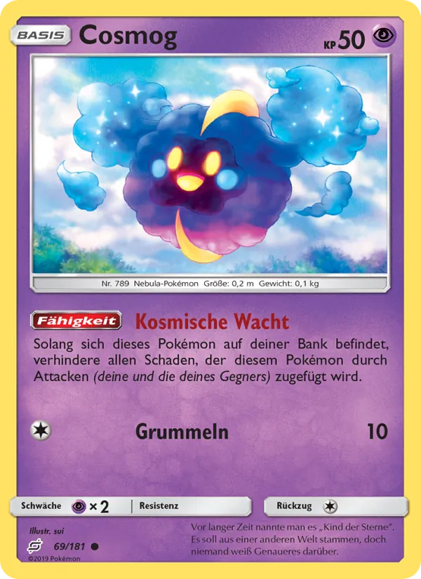 Cosmog, Teams Sind Trumpf 69