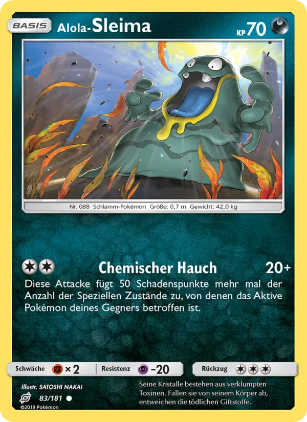 Alola-Sleima, Teams Sind Trumpf 83