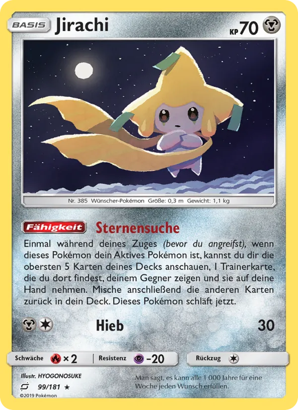 Jirachi, Teams Sind Trumpf 99