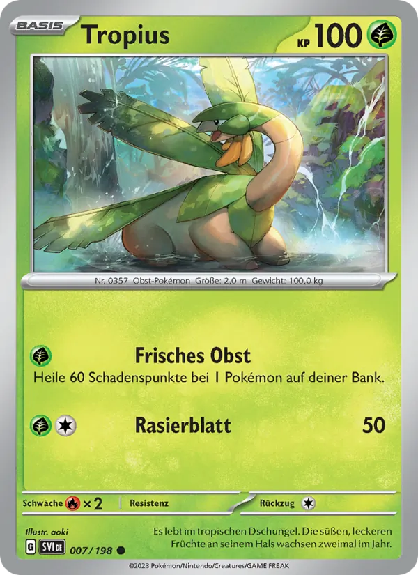 Tropius, Karmesin & Purpur 007