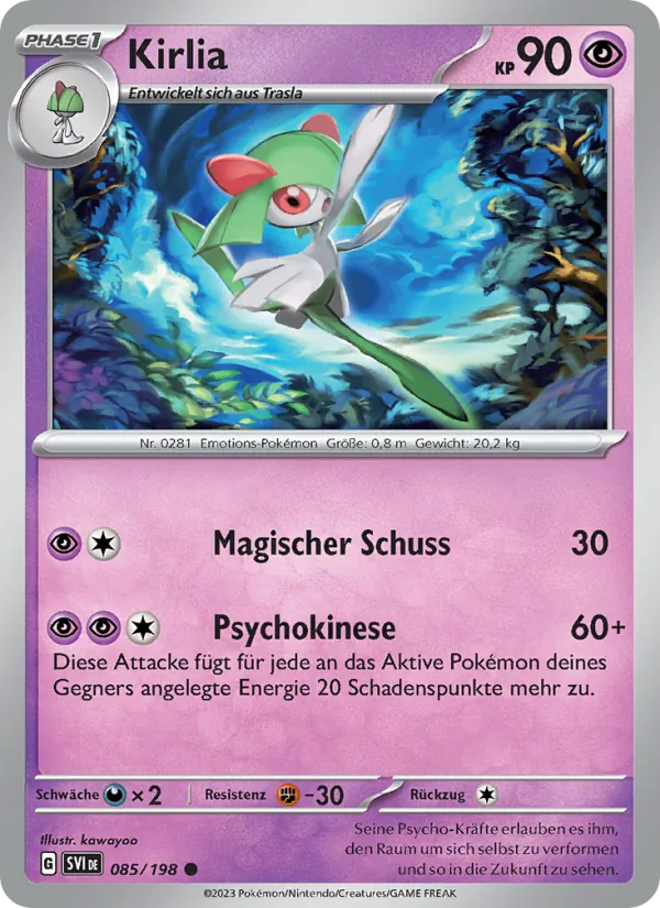 Kirlia, Karmesin & Purpur 085