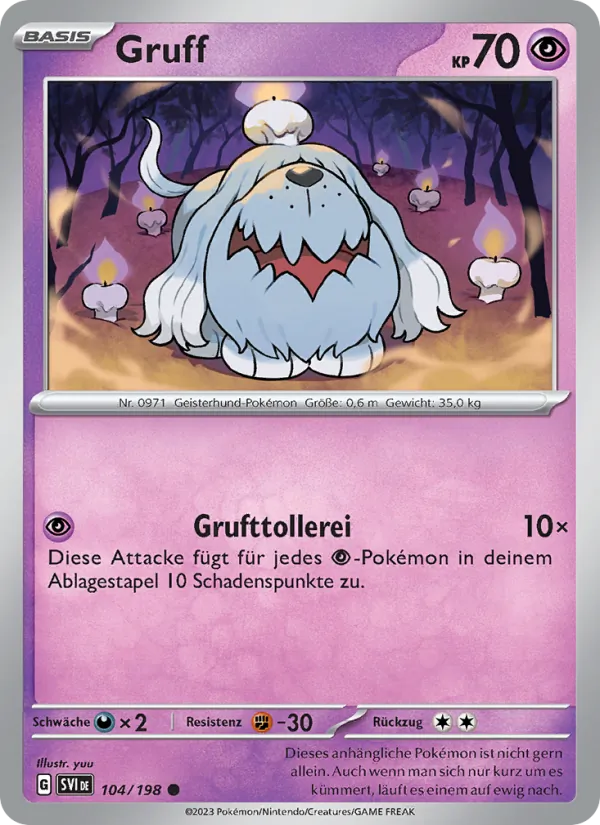 Gruff, Karmesin & Purpur 104