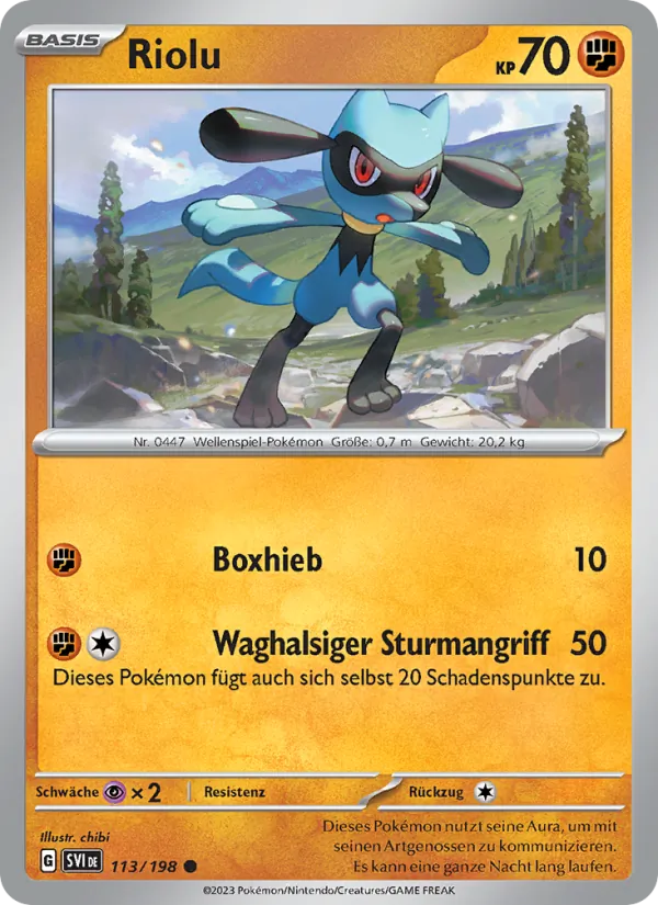 Riolu, Karmesin & Purpur 113