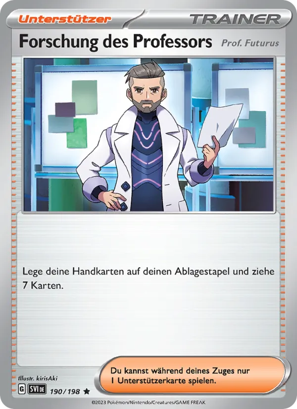 Forschung des Professors, Karmesin & Purpur 190