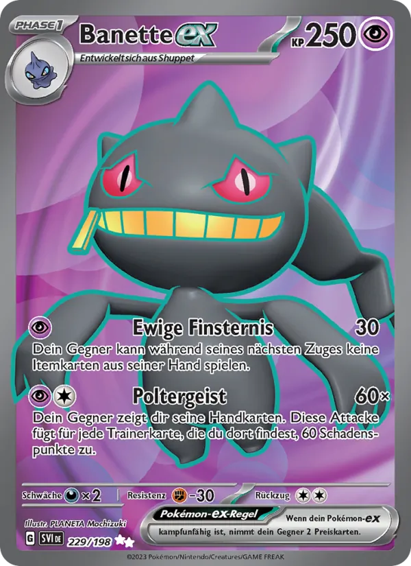 Banette-ex, Karmesin & Purpur 229