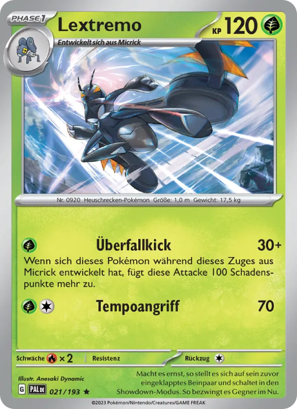 Lextremo, Entwicklungen in Paldea 021