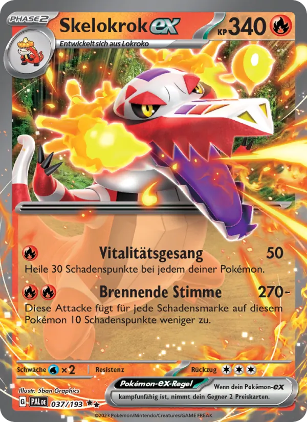 Skelokrok-ex, Entwicklungen in Paldea 037