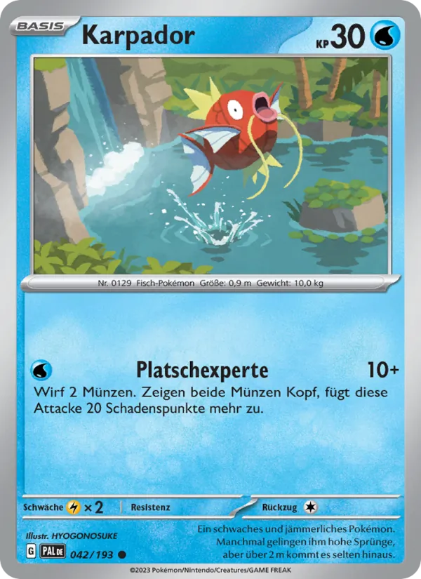 Karpador, Entwicklungen in Paldea 042