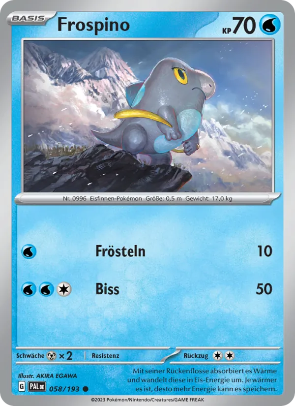 Frospino, Entwicklungen in Paldea 058