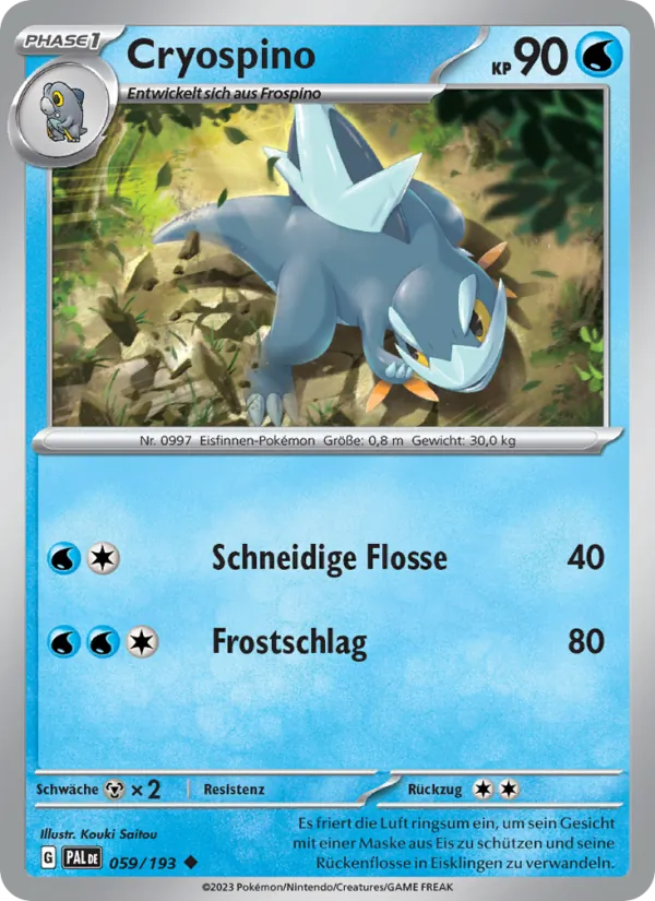 Cryospino, Entwicklungen in Paldea 059