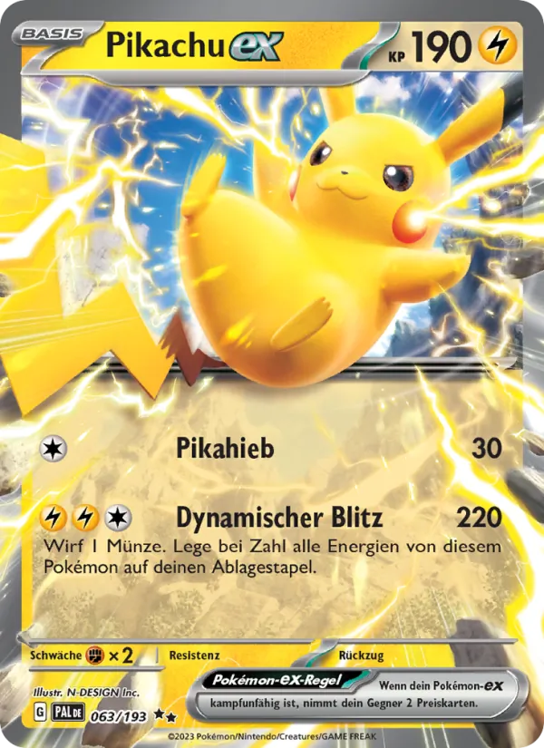 Pikachu-ex, Entwicklungen in Paldea 063