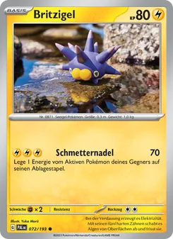 Britzigel, Entwicklungen in Paldea 072