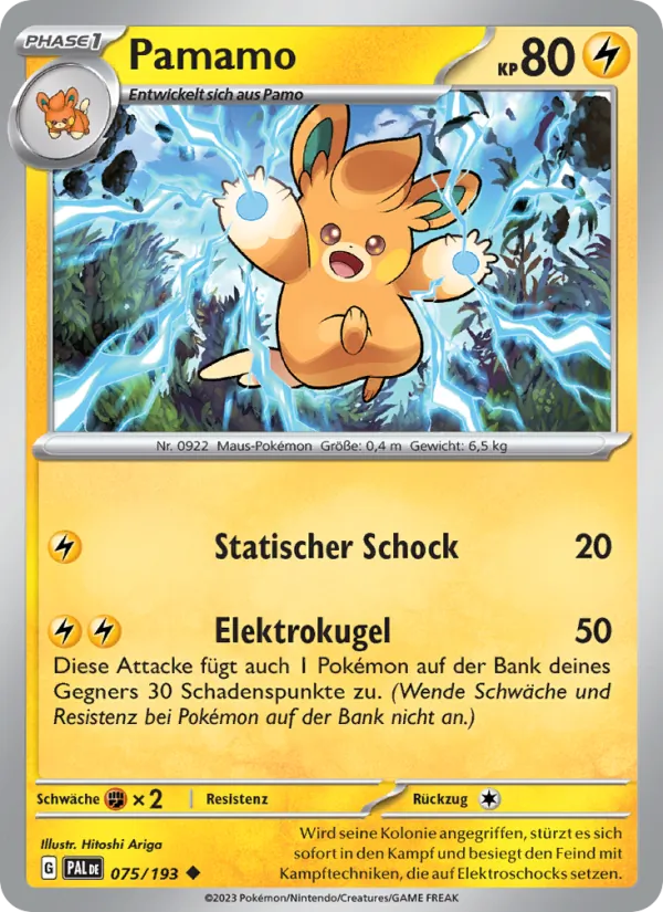 Pamamo, Entwicklungen in Paldea 075