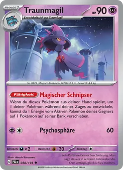 Traunmagil, Entwicklungen in Paldea 088