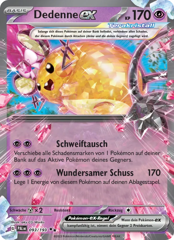 Dedenne-ex, Entwicklungen in Paldea 093