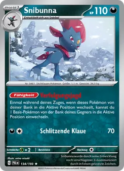 Snibunna, Entwicklungen in Paldea 134