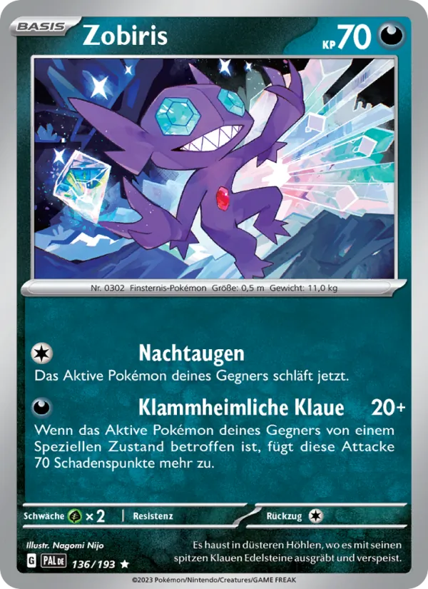 Zobiris, Entwicklungen in Paldea 136