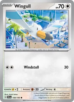 Wingull, Entwicklungen in Paldea 158