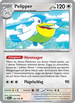 Pelipper, Entwicklungen in Paldea 159