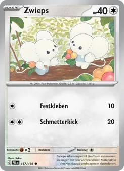 Zwieps, Entwicklungen in Paldea 167