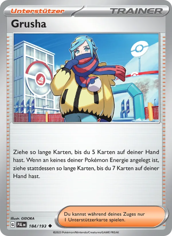 Grusha, Entwicklungen in Paldea 184