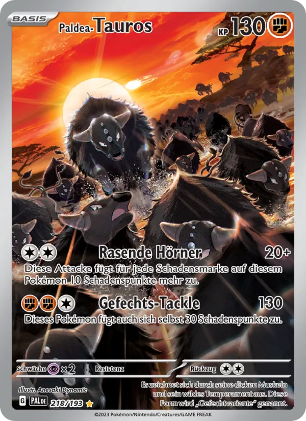 Paldea-Tauros, Entwicklungen in Paldea 218