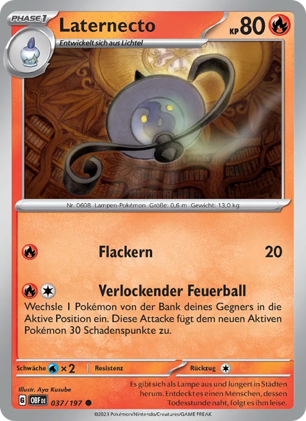 Laternecto, Obsidian Flammen 037