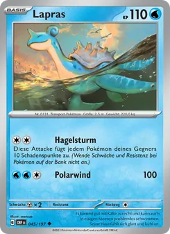 Lapras, Obsidian Flammen 045