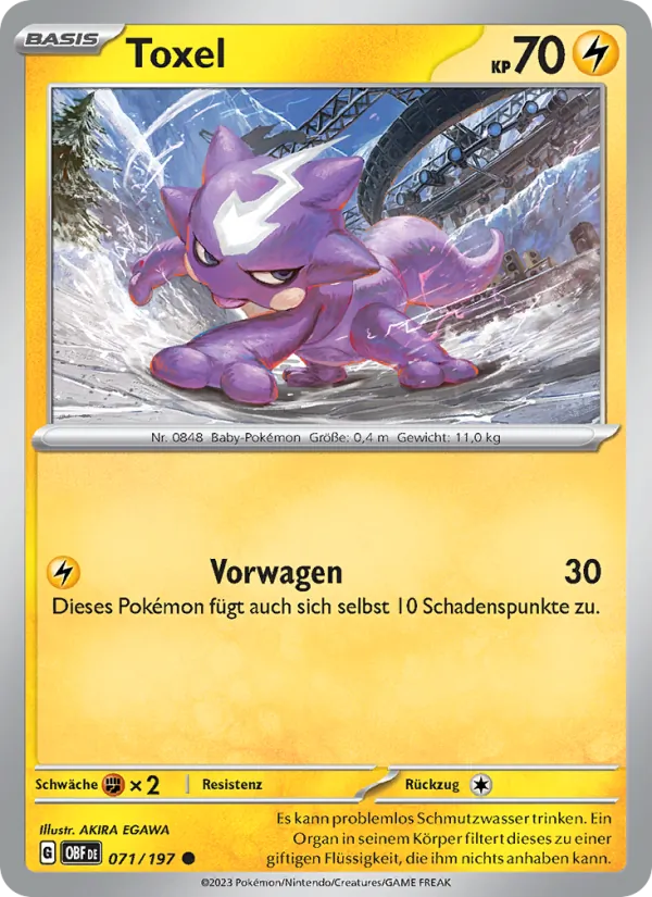 Toxel, Obsidian Flammen 071