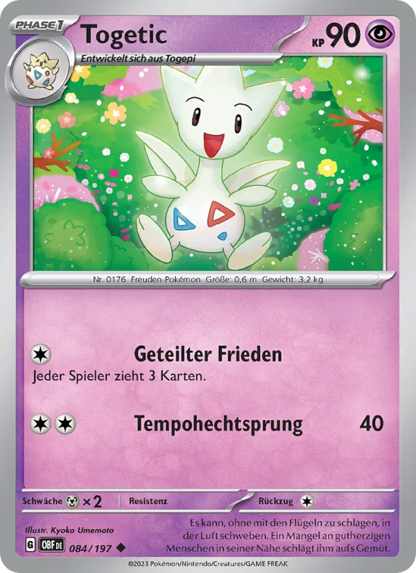 Togetic, Obsidian Flammen 084