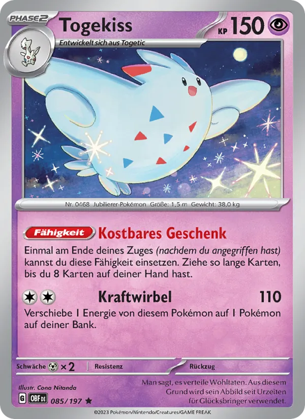 Togekiss, Obsidian Flammen 085