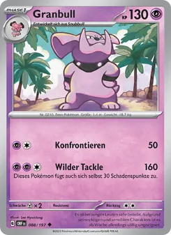 Granbull, Obsidian Flammen 088