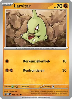 Larvitar, Obsidian Flammen 105