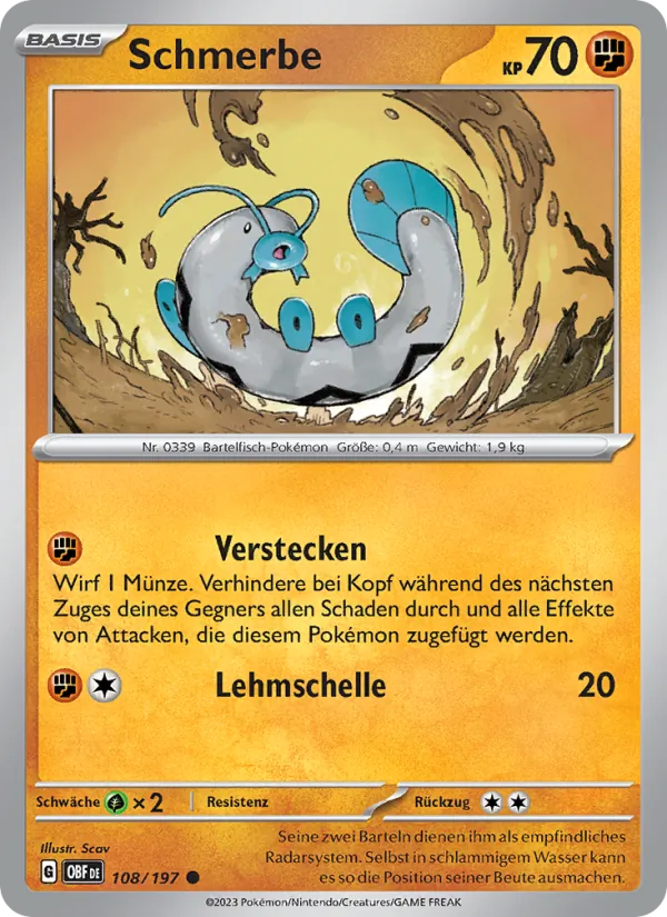 Schmerbe, Obsidian Flammen 108