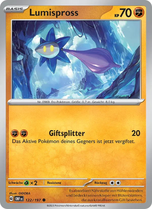 Lumispross, Obsidian Flammen 122