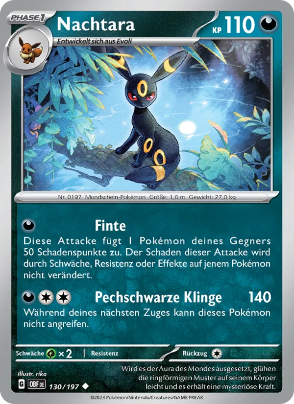 Nachtara, Obsidian Flammen 130