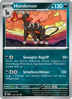 Hundemon, Obsidian Flammen 133