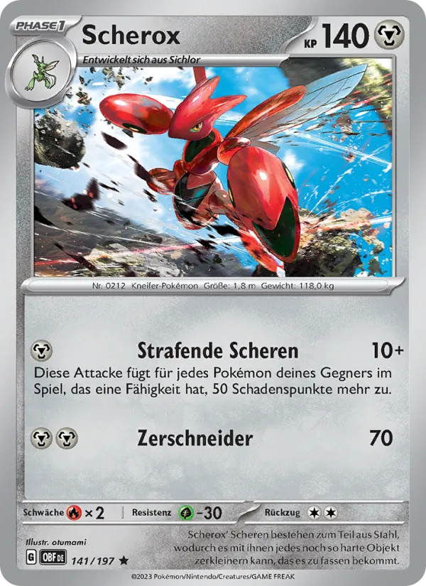 Scherox, Obsidian Flammen 141