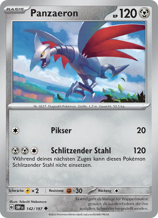 Panzaeron, Obsidian Flammen 142