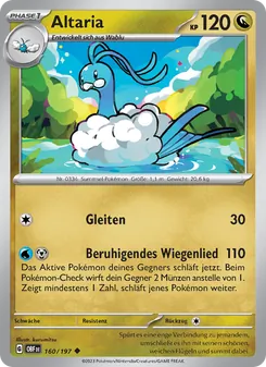 Altaria, Obsidian Flammen 160