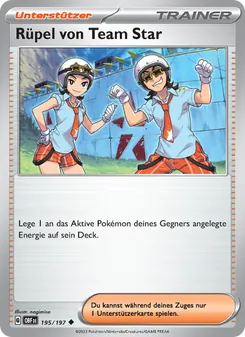 Rüpel von Team Star, Obsidian Flammen 195