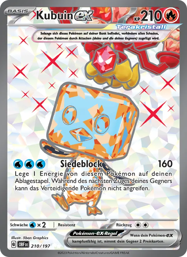 Kubuin-ex, Obsidian Flammen 210
