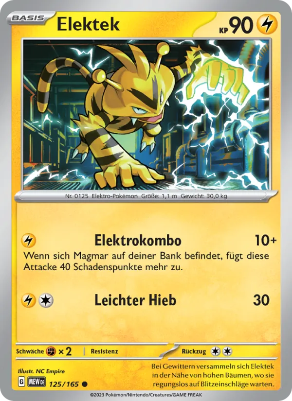 Elektek, 151 125