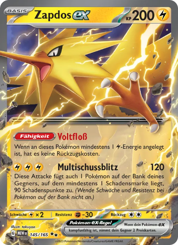 Zapdos-ex, 151 145